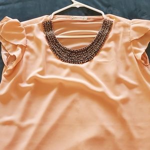 Pink blouse size xxl